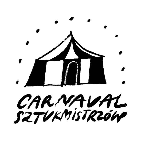 Carnaval Sztukmistów logo z namiotem